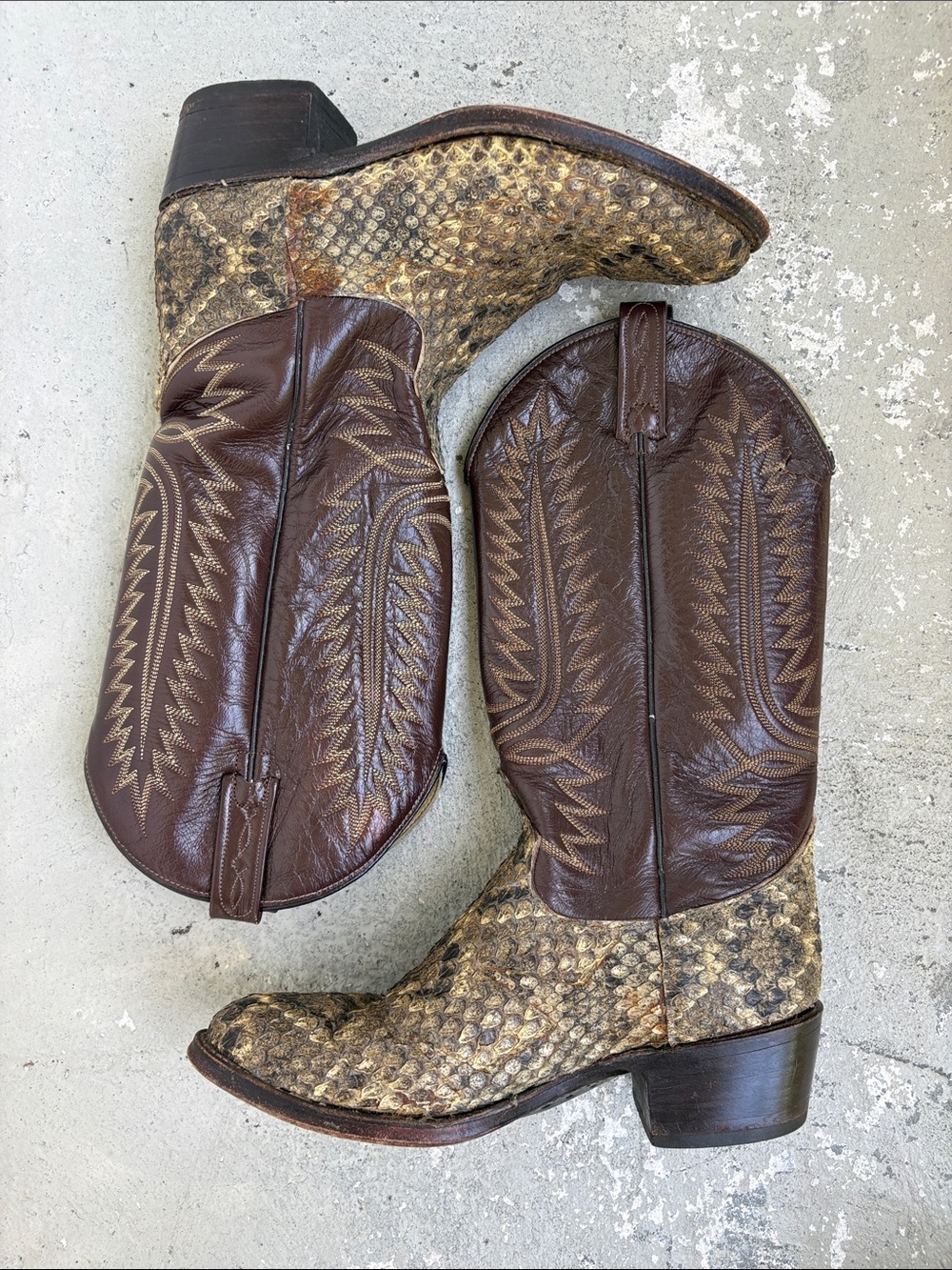 Dan post python cowboy boots - Picture 4 of 12